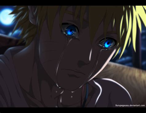 Wallpaper Naruto Shippuuden Uzumaki Naruto Crying Blue Eyes