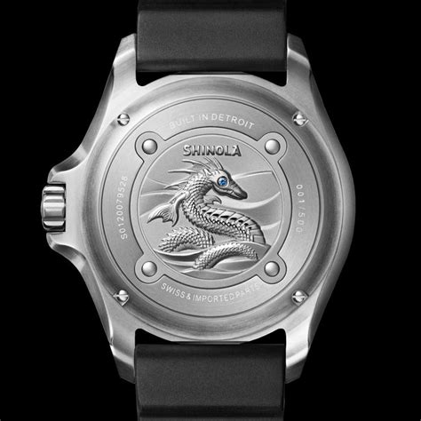 Shinolas First Automatic Watch The Lake Erie Monster Diver Lake