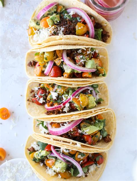 The Best Taco Recipe With Ground Beef Little Thatimetat