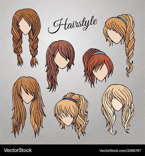 Cartoon Girl Hairstyles