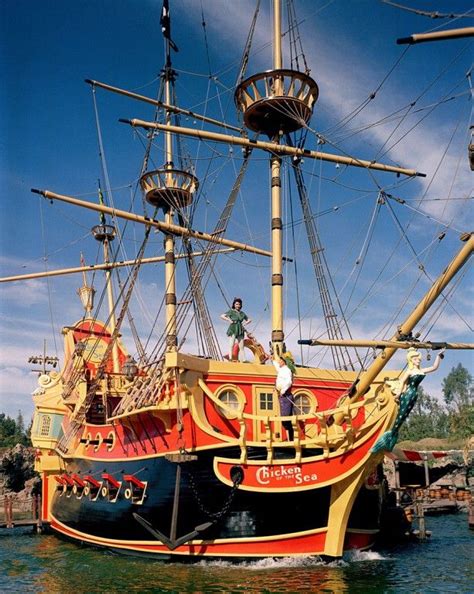 Building The Dream The Making Of Disneyland Park Chicken Of The Sea Pirate Ship Disneyland