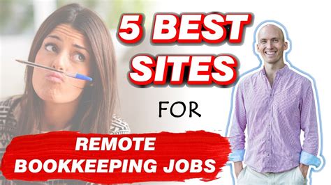 5 Best Sites For Remote Bookkeeping Jobs Work From Home Youtube