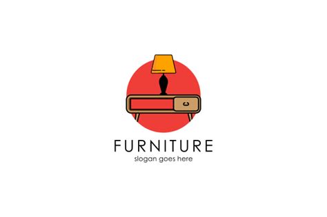 Interior Minimalist Room Furniture Logo Graphic By Deemka Studio