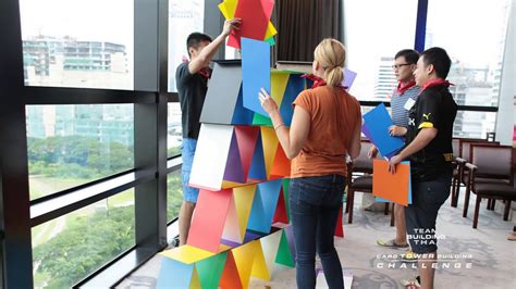 Cardboard Tower Building Challenge Team Building Activity For Corporate