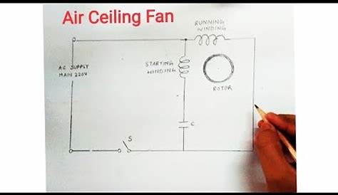ceiling fan wiring circuit diagram