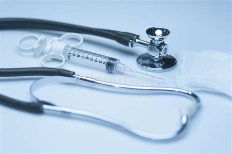 Doctor S Medical Tools Stock Image Image Of Syringe 47206223