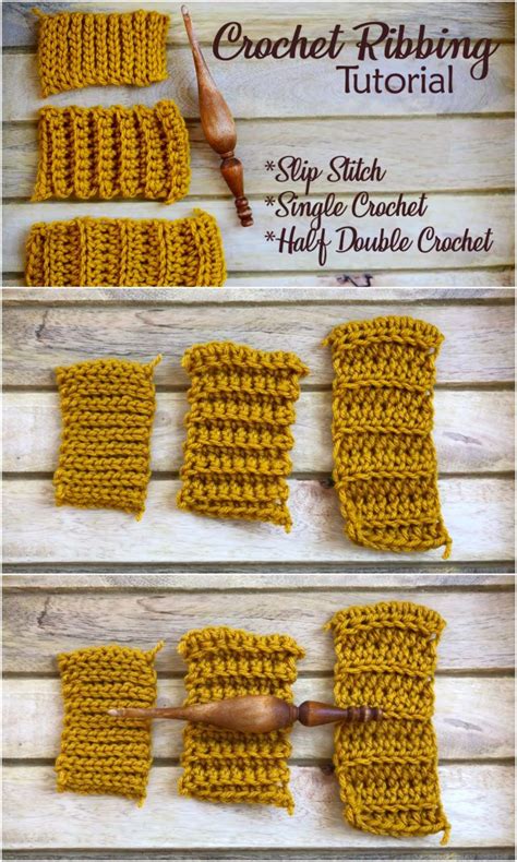 Crochet Ribbing Tutorial Design Birdy Ribbed Crochet Crochet