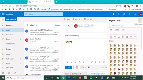 How To Insert Emoji In Microsoft Outlook Messages And Make Your Emails