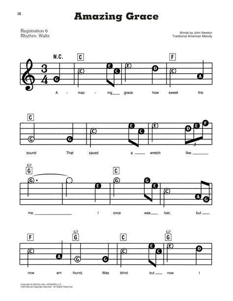 Amazing Grace Sheet Music Printable This Convenient Resource Allows