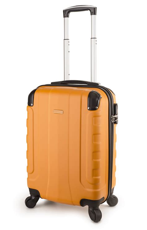 TravelCross - TravelCross Chicago Carry On Lightweight Hardshell Spinner Luggage - Orange ...