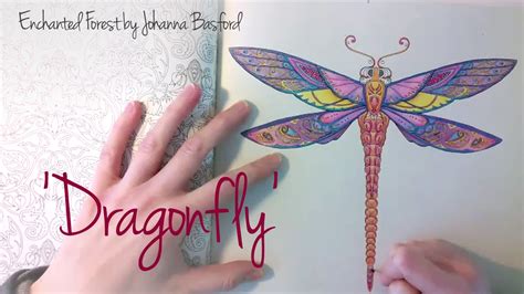 Enchanted Forest Johanna Basford Dragonfly Youtube
