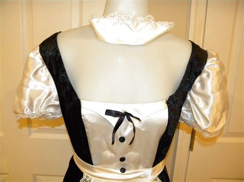 french maid costume lace sexy halloween outfit cospla… gem