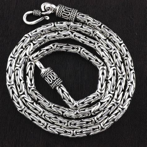 Novica, the impact marketplace, invites you to discover sterling handcrafted of sterling silver, borobudur chain formed by rope motifs and gleaming links encircles. Geniune Solid 925 Sterling Silver Handmade Byzantine Bali ...