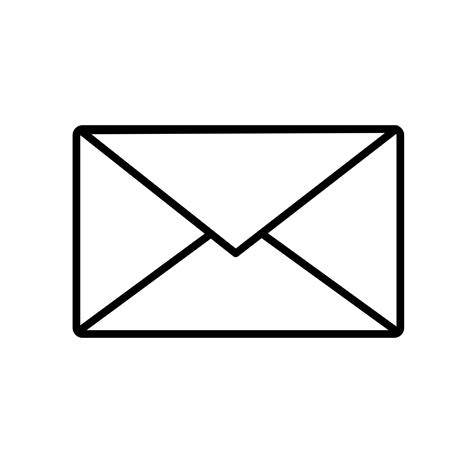 White Email Logo Logodix