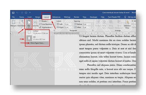 Cara Mengatur Ukuran Kertas Di Microsoft Office Word