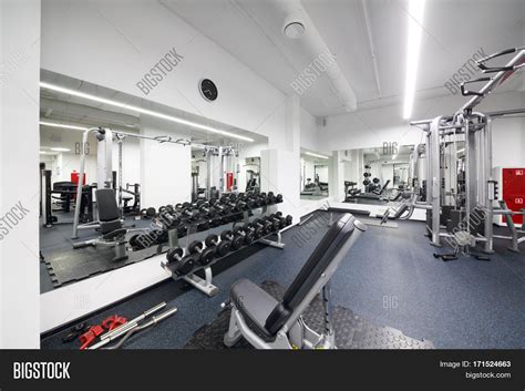 Empty Modern Fitness Image And Photo Free Trial Bigstock