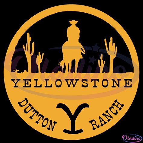 Dutton Ranch Series Mascot Svg Digital File Yellowstone Svg