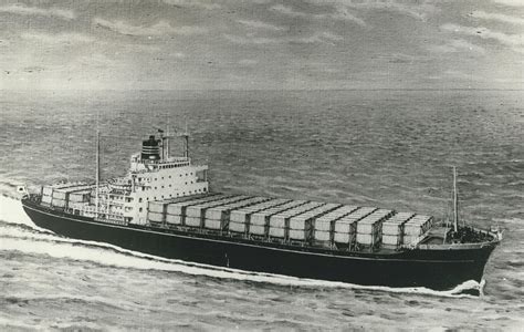 First Container Ship In Japan Photograph By Retro Images Archive Pixels