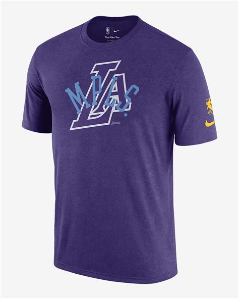 Los Angeles Lakers Courtside City Edition Mens Nike Nba Washed T Shirt