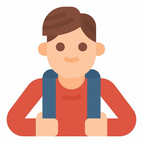 Children Kid Student Boy School Icon Download On Iconfinder