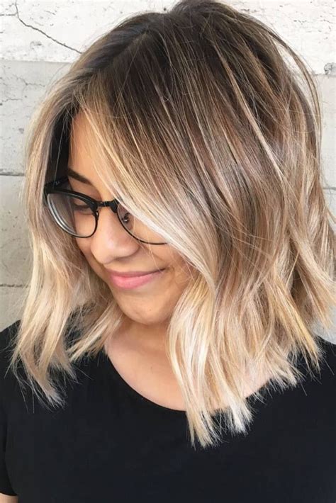 Carré blond Short ombre hair Ombre hair blonde Brown ombre hair