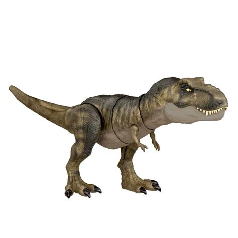 Dinosaure T Rex Sonore Et Articulé Attaque Et Dévore Jurassic World Mattel Maxi Toys
