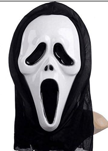 Halloween Scream Mask Ghost Masks Hooded White Face By Sunshine D For