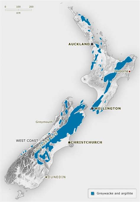 Mountain Ranges Of New Zealand