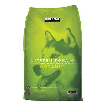 Protein is an extremely important part of your dog's diet. Kirkland Signature™ Nature's Domain™ USDA Organic Chicken ...