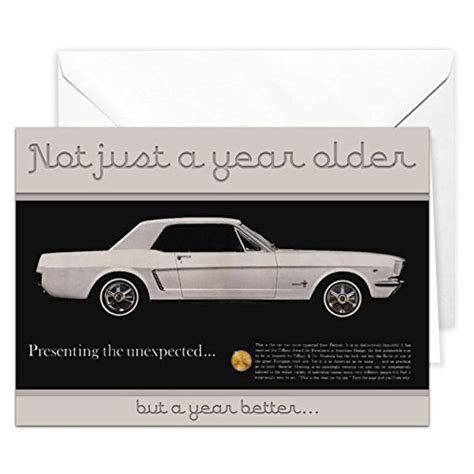 Buy Ford Mustang Birthday Card Classic Car Glossy Large A5 With