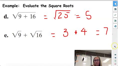 Simplify Square Roots Youtube
