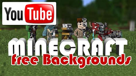 Minecraft Free Youtube Channel Design Background Youtube