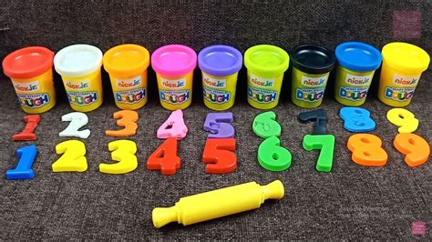 Learn To Count With Play Doh Numbers 1 To 10 Learn To Count For Kids
