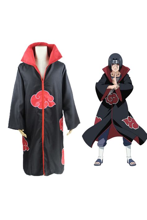 Köstebek Naruto Uchiha Itachi Cosplay Kostüm Pelerin Akatsuki Ninja Rüzgar Ceketi Fiyatı