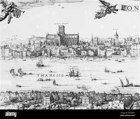 London England Map 17th Century High Resolution Stock Photography And