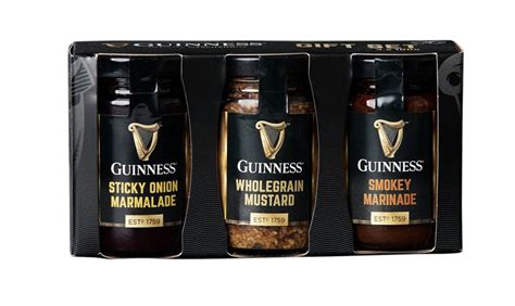 Guinness Chutney And Relish T Set 3 X 100g Brits R Us