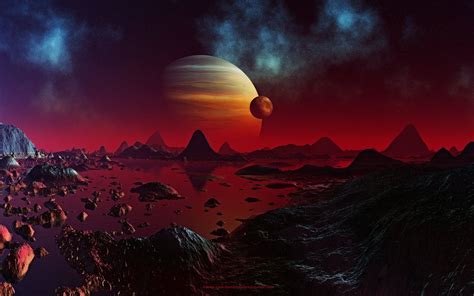 Download Cool Desktop Sci Fi Planet Wallpaper