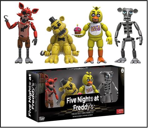 New Toys Nfl Fnaf Figure Sets ColeÇÃo Com 16 Bonecos