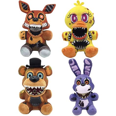 Pack Fnaf Plushies Inch Five Nights At Freddys Plush Toys Light Hot