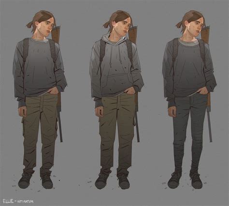 Stunning Ellie Concept Art Explore The Last Of Us Part Ii Art Gallery