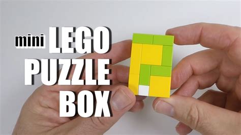 Mini Lego Puzzle Box Another Lego Puzzle Idea Youtube