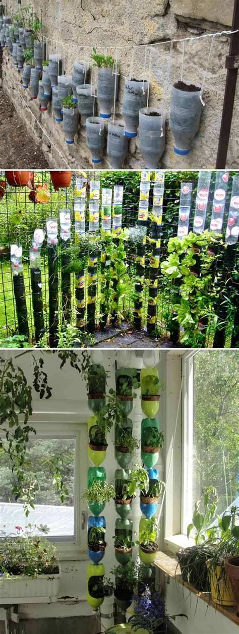 29 Clever Plastic Bottle Vertical Garden Ideas Recycled Garden