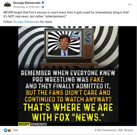 fact checking a claim that fox news says its programming is ‘entertainment not news alec