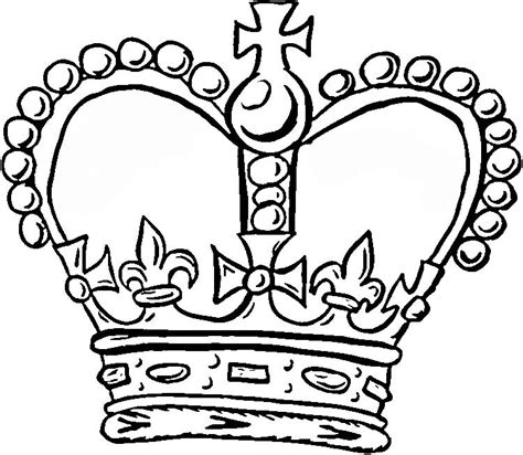 The hard life of a princess is combing curly long hair. Queen Crown Coloring Page at GetColorings.com | Free ...