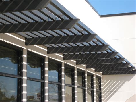 Lattice Shade Structure For A Commercial Business Covered Patios