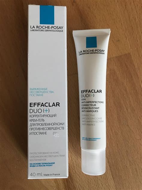 Effaclar duo(+) is formulated with salicylic acid, a beta hydroxy acid, to exfoliate the skin, niacinimide to intensely soothe and decrease redness, procerad™. La Roche Posay Effaclar Duo + & La Roche-Posay Effaclar ...