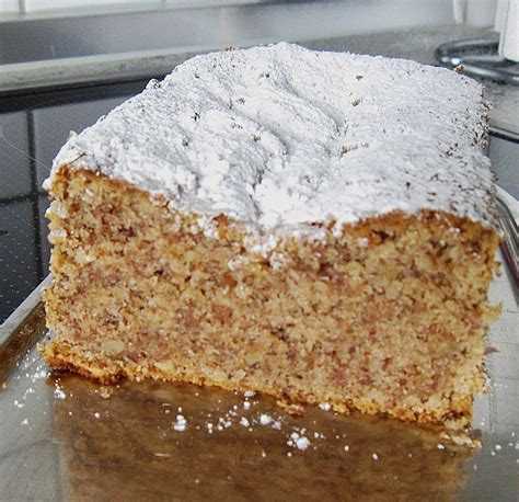 Mehl mit backpulver und zimt mischen. Walnuss - Haselnuss - Kuchen von knoedelmaus | Chefkoch.de
