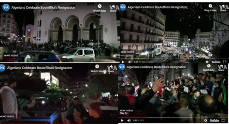 Algerians Celebrate After President Resigns Video Foreign Affairs