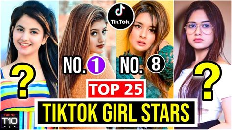 Top List Of Most Popular TikTok Stars Famous TikTokers List Top Top Cute Babes On