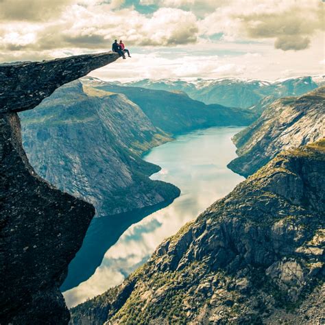 Trolls Tongue Fjord Norway Is This The Sickest View On The Planet